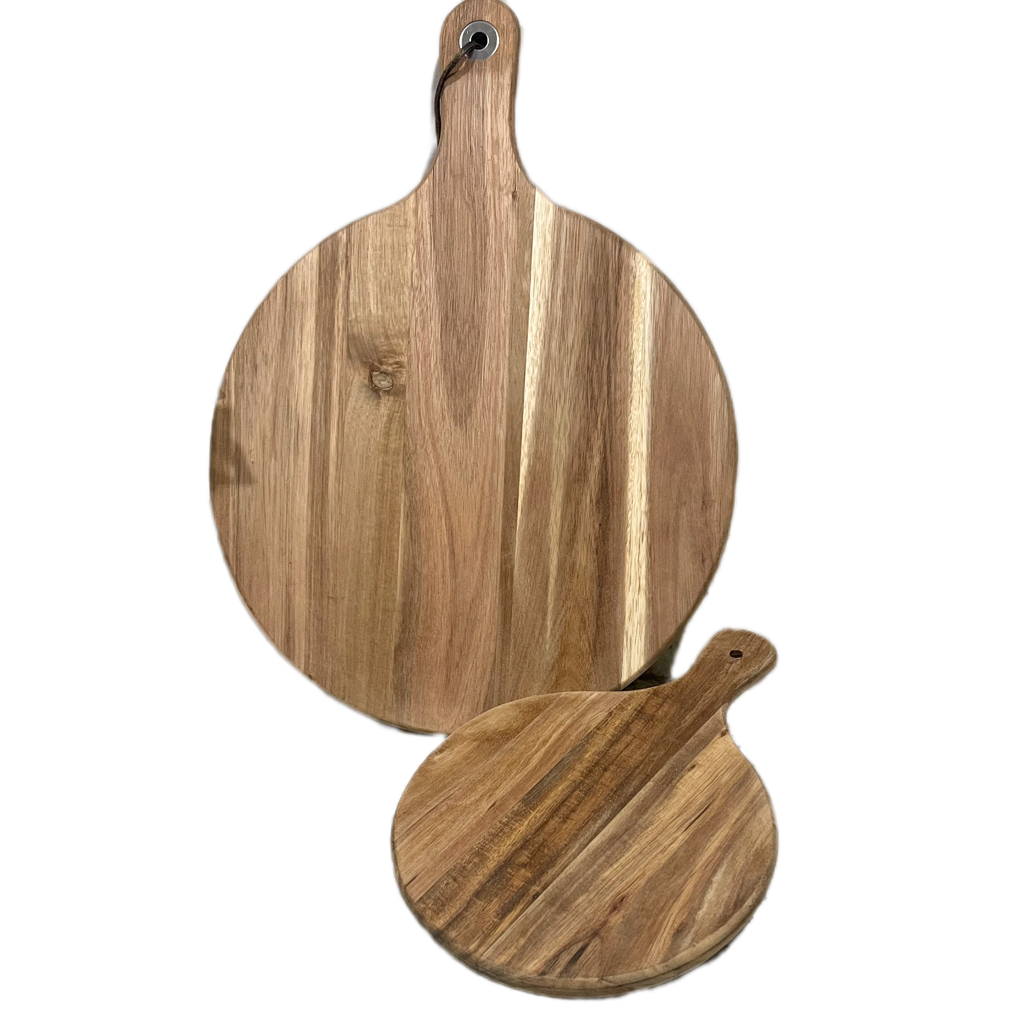 Round Acacia Wood Paddle Board